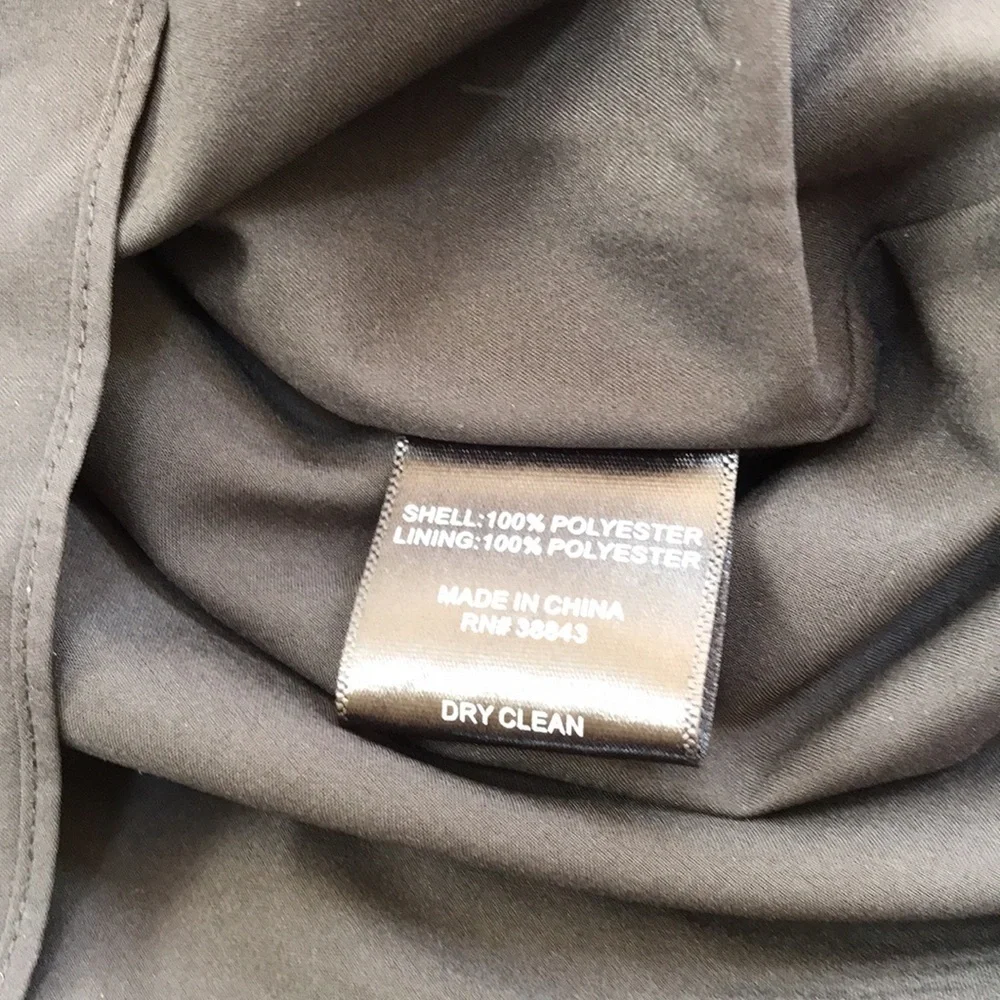 Sam Edelman Size 14 blue combo halter graphic botanic halter midi dress - Picture 10 of 11